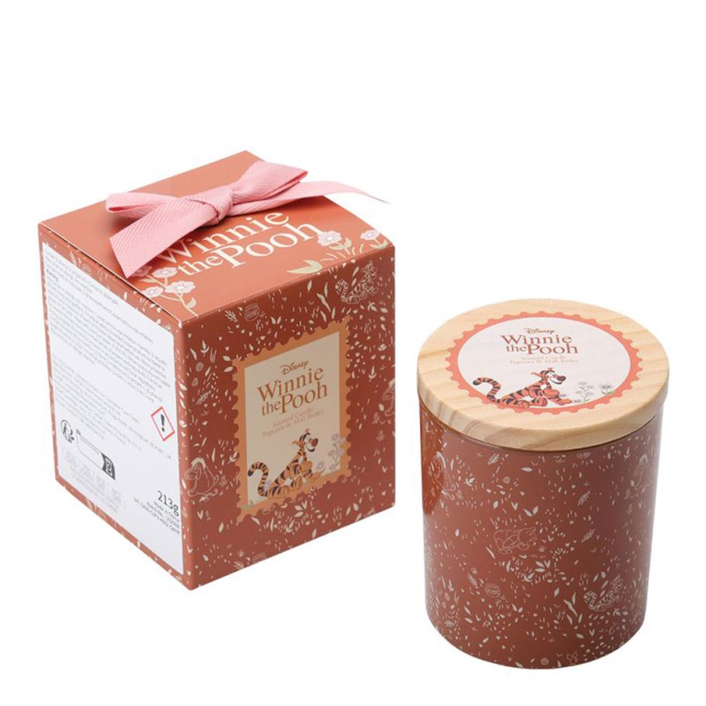 Winnie the Pooh Tigger Popcorn & Malt Barley Glass Candle Extra Image 3